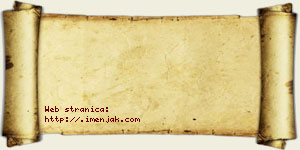 Jelisaveta Isaković vizit kartica